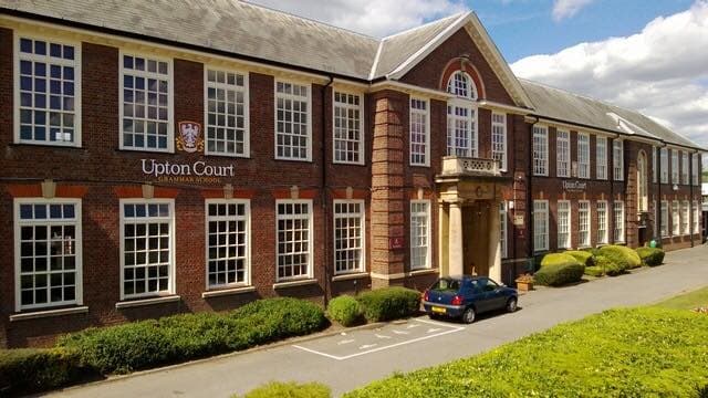 Upton Court Grammar School building and grounds